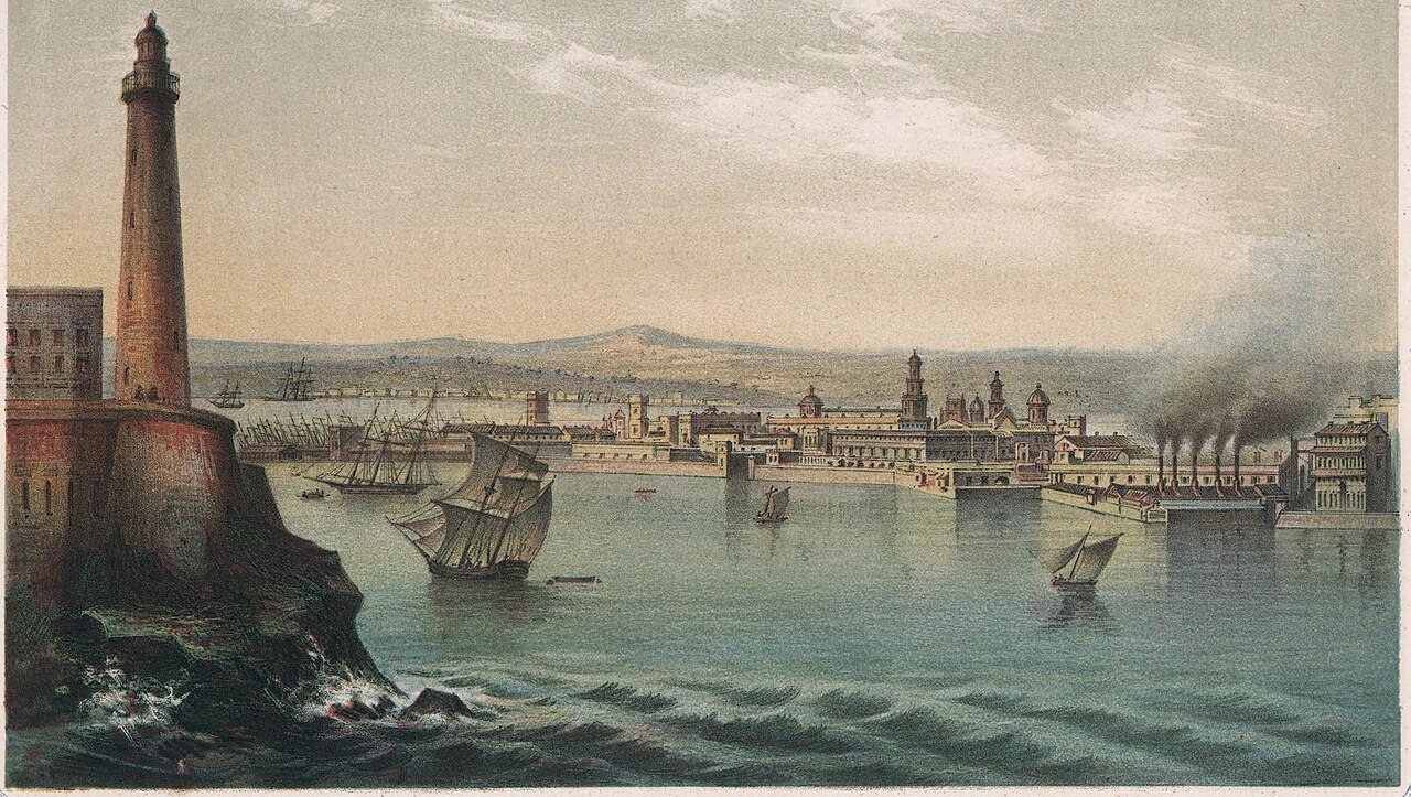 Tomada desde la entrade del puerto habana cuba — Arte Cubano