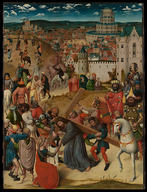 Cristo cargando la cruz — Anónimo