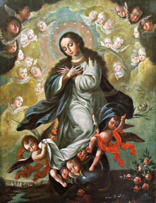 Esta pintura, titulada '0488' de la colección 'Artistas amer — Anónimo