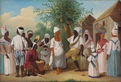 Danza y música en la plantación — Agostino Brunias