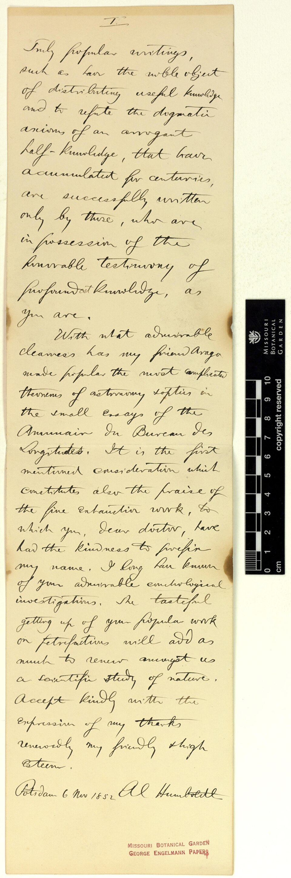 R von Humboldt — Alexander von Humboldt