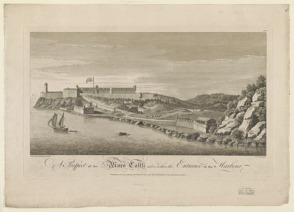 A prospect of the Moro Castle taken within the entrance of the harbour LCCN2003670607 — Giovanni Battista Antonelli