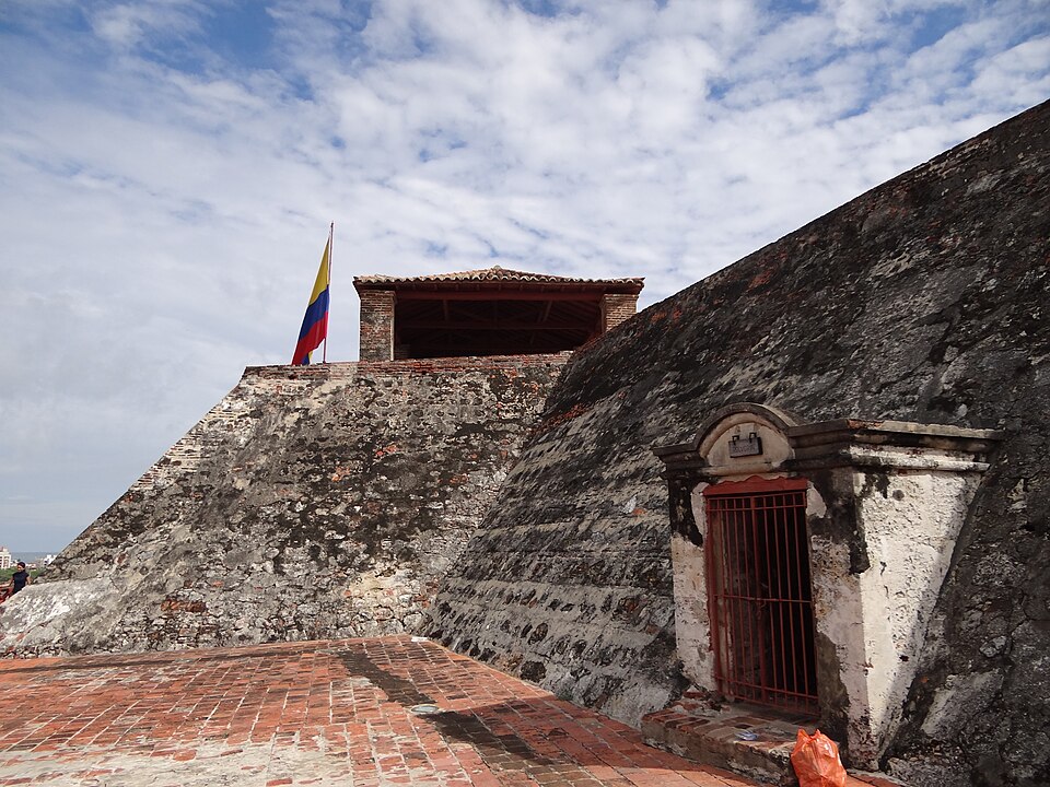 Bandera arriba - polvorín abajo. Castillo de San Felipe de Barajas. Cartagena. Colombia — Giovanni Battista Antonelli
