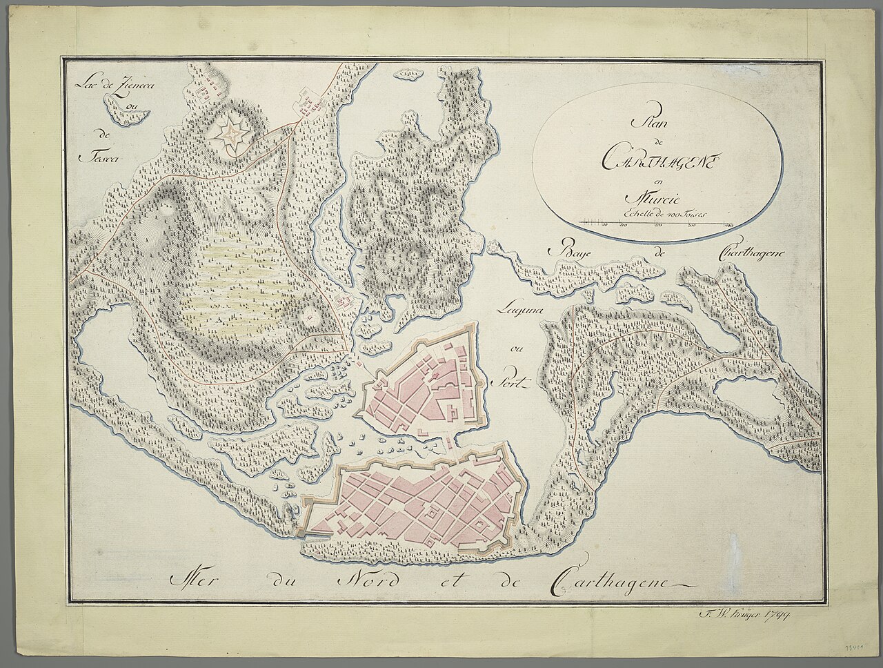 Plan de Carthagene en Murcie — Giovanni Battista Antonelli