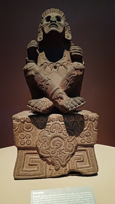 Statue of Xochipilli - Aztecs — Arte azteca