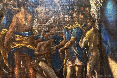 El martirio de San Mauricio (detalle)