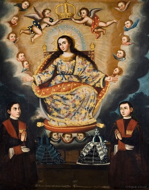 La Virgen Sentada con Graduación de los Hermanos García
