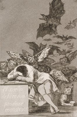 El sueño de la razón produce monstruos — Francisco de Goya