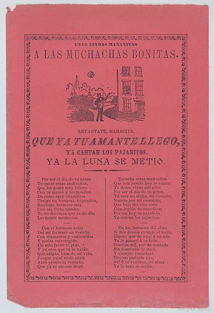 Música para muchachas bonitas y lindas mañanitas