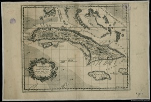 Carta esatta rappresentante l'Isola DI Cuba estratta dalle Carte del Sigr. Poppler — Terreni