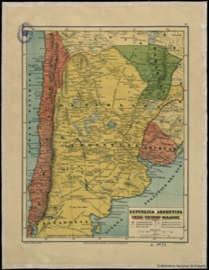Republica Argentina, Chile, Uruguay, Paraguay — Reinoso
