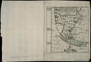 Reconocimiento de los estrechos de Magallanes y S. Vicente mandado hacer por S.M. En el Real Consejo de Indias : Partieron de Lisboa en de Septiembre de 1618, y llegaron de buelta à San Lucar à de Julio de 1619, Cabo de dos Caravelas Bartholome Garcia de Nodal y Capitan Gonçalo de Nodal, Cosmographo Diego Ramírez, Piloto Juan Manco — Texeira
