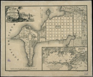 Plano de la villa de Cienfuegos — Lanier