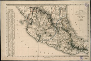 Mapa historico-geográfico de Nueva España publicado por D. Mariano Torrente para ilustracion de la historia dela revolucion Hispano Americana Año de — Torrente