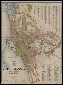 Mapa detallado de la Ciudad de Manila — Bach
