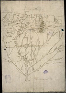 [Mapa de las fuentes del Río Marañón y zona del Alto Perú] — Anónimo