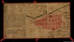 Plano de la Ciudad de Vera Cruz por el qual se manifiestan las obras y reparos que han echo hasta de Marzo de — Aylmer