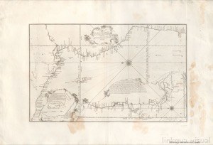 Nueva y Correcta Carta del Mar Pacífico o del Sur construida por las mejores noticias de los Pilotos de ella y las mas exactas Observaciones Astronomicas y Nauticas el año de 1744