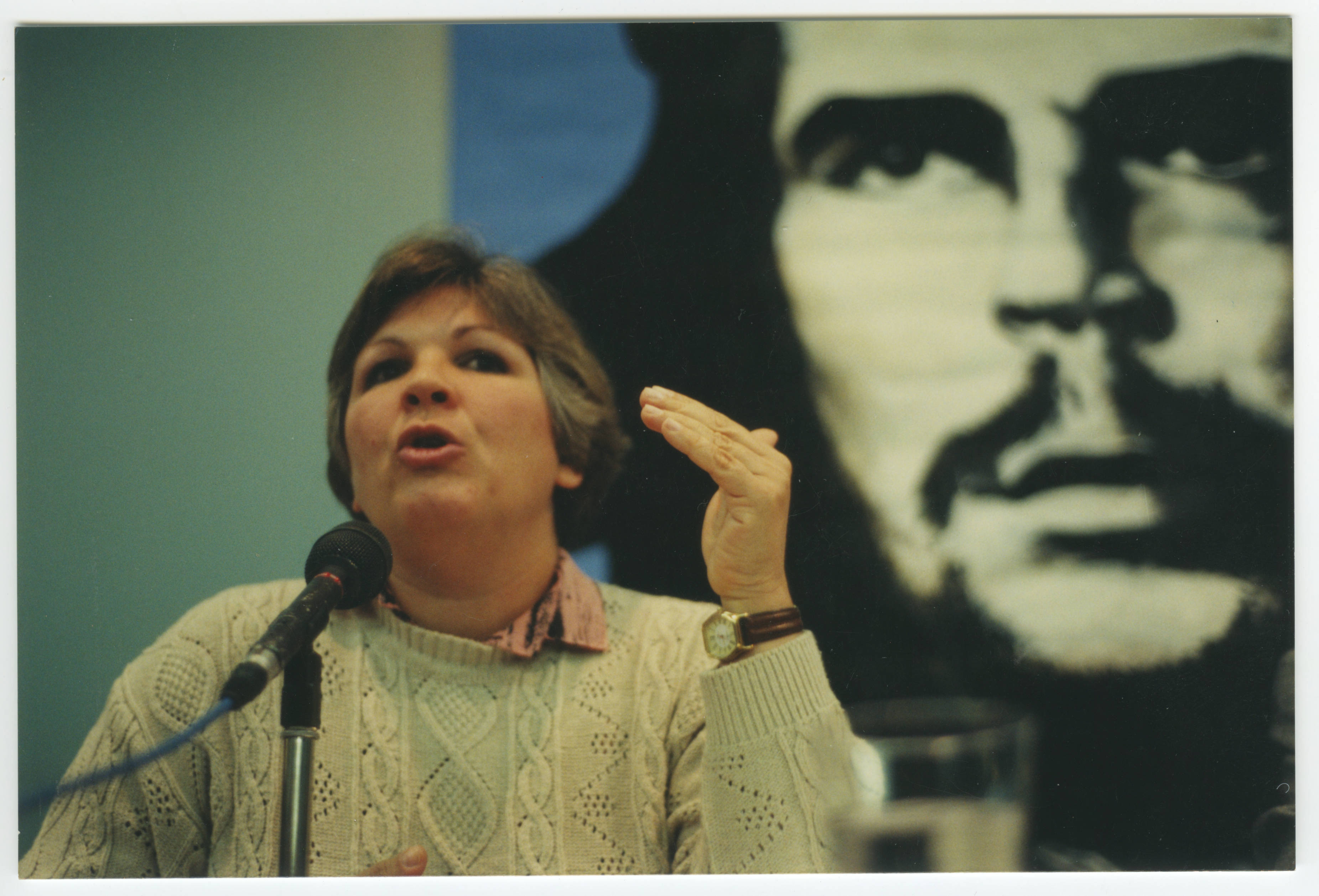 Aleida Guevara March at a conference at the University of Montreal — Anónimo