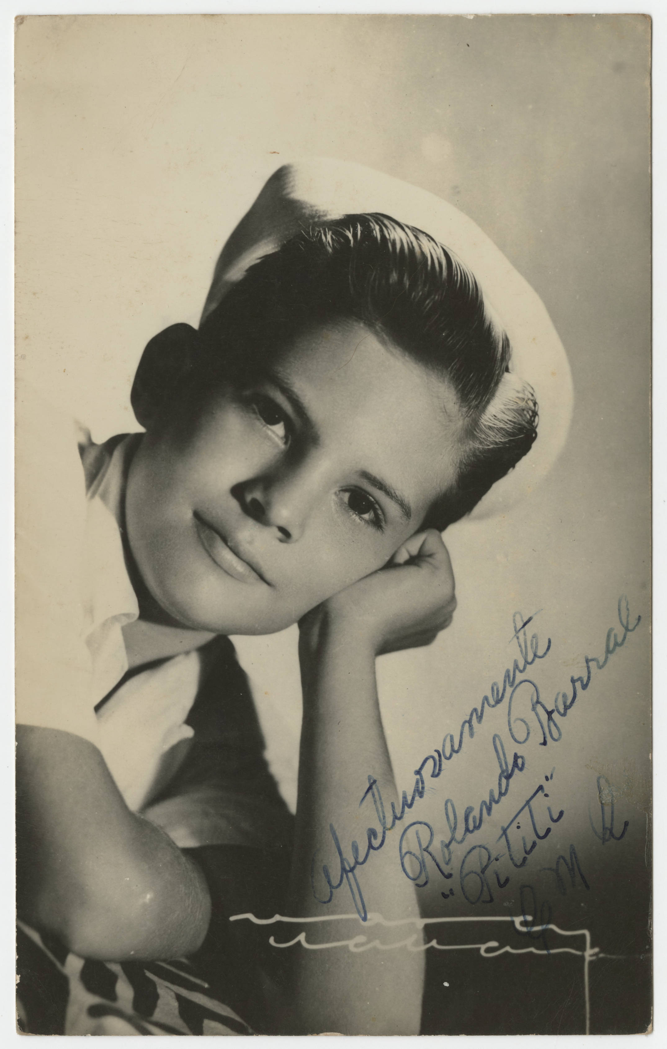 Rolando Barral as a child