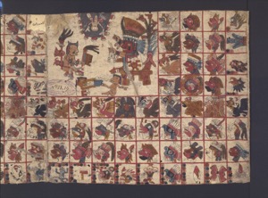Códice Borgia: — Representación de deidades y rituales mexicas — Anónimo tlacuilo mexica (Códice Aubin)