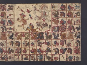Códice Prehispánico — Con escenas y glifos — Anónimo tlacuilo mexica (Códice Aubin)