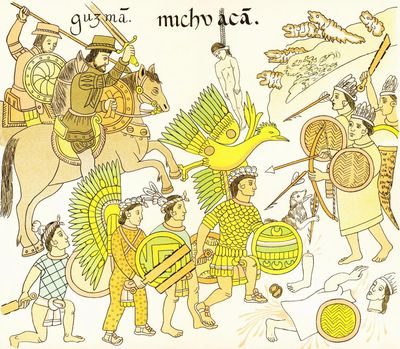 Conquista de Michoacán — Anónimo tlaxcalteca