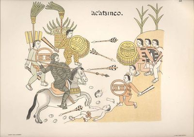 Batalla de Acatzingo — Anónimo tlaxcalteca
