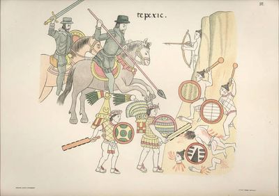 Batalla de Tepexi — Anónimo tlaxcalteca