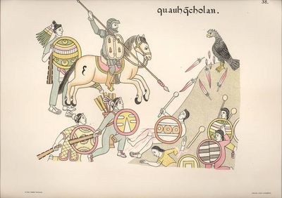 Guerra en Quauhtecholan — Anónimo tlaxcalteca