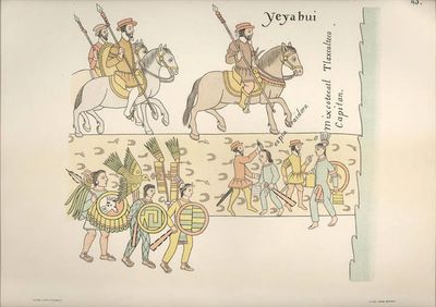 Yeyabui, Mixcotecatl Tlaxcalteca Capitán — Anónimo tlaxcalteca