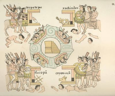 Lienzo de Tlaxcala, lámina — Anónimo tlaxcalteca