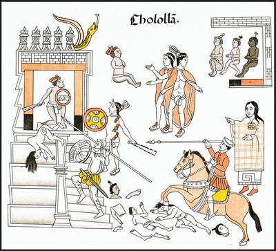 La Matanza de Cholula — Anónimo tlaxcalteca