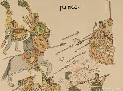 Batalla entre españoles y mexicas