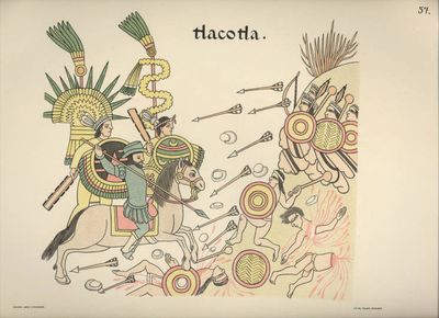 Batalla de Tlacotla — Anónimo tlaxcalteca