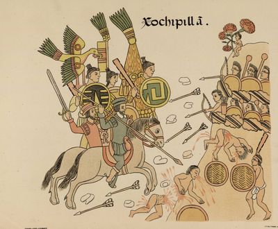 Batalla de Xochipillán — Anónimo tlaxcalteca