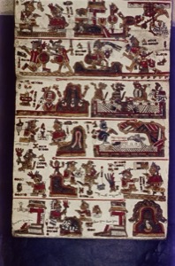 Página de Códice Mexica — Tlacuilo anónimo mixteco