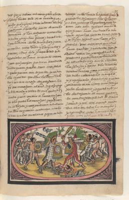 Feroz Batalla. Folio 95 — Anónimo novohispano