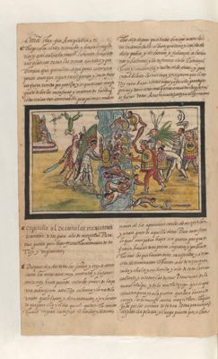 Batalla naval y guerra lacustre. Folio 115 — Anónimo novohispano