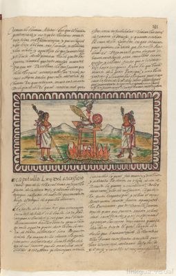 El cometa sobre Tenochtitlan. Folio 183.