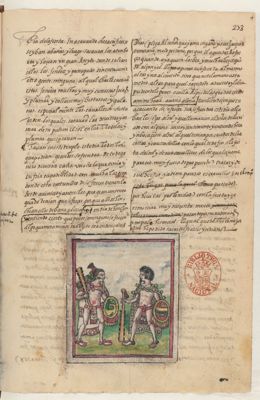 La diosa Cihuacóatl, patrona de Xochimilco. Folio 279 — Anónimo novohispano