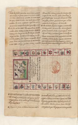 Duodécimo mes: Tlaxochimaco. Folio 338 — Anónimo novohispano