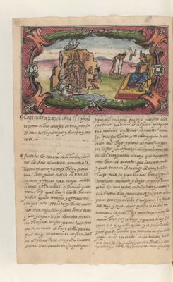 Moctezuma y el cerro de Chapultepec. Folio 92 — Anónimo novohispano