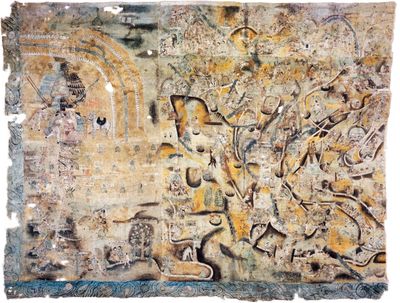 Pintura mural budista de Dunhuang — Tlacuilo anónimo