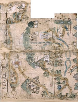 Mapa de Tenochtitlan — Mapas de Cuauhtinchan