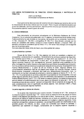 Otros matricula tributos matrícula de los tributos — Tlacuilo anónimo novohispano