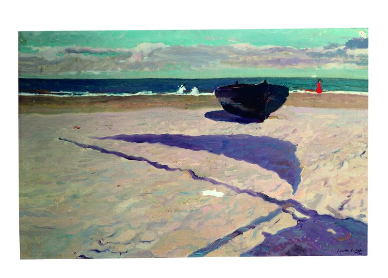 La sombra de la barca — Joaquín Sorolla