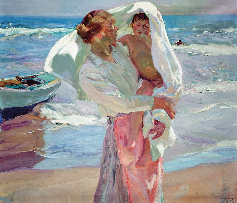 Después del baño — Joaquín Sorolla