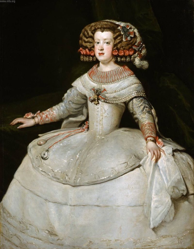 Retrato de la infanta María Teresa (4), by Diego Velázquez — Diego Velázquez