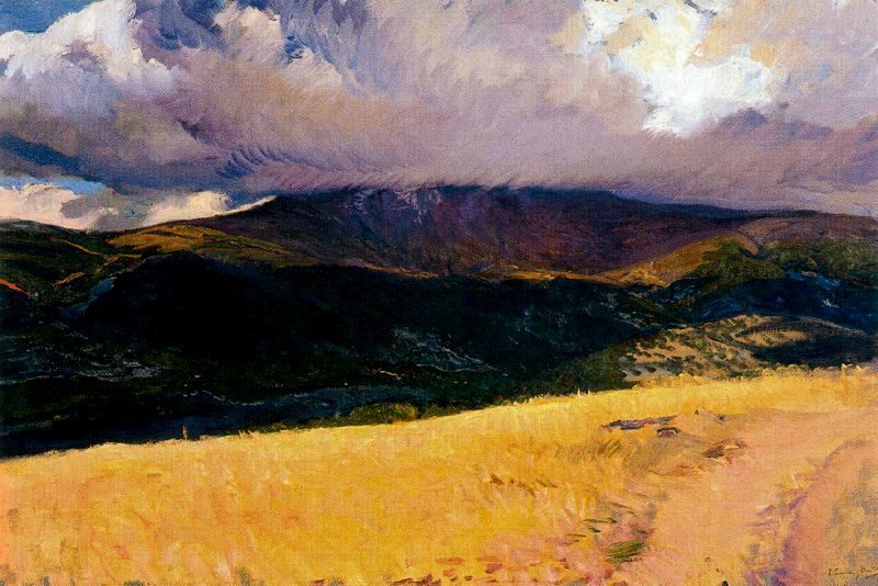 Tormenta sobre Peñalara Segovia — Joaquín Sorolla